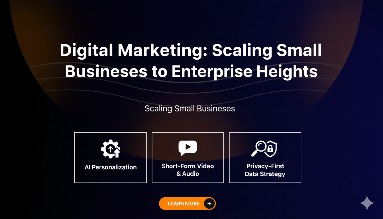 Digital Marketing: Scaling Small Businesses to Enterprise Heights